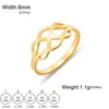 Anéis de casamento Skyrim Irish Celtics Ring Women Women Aço inoxidável cor de ouro geométrico anéis de dedos vintage Amulet Jewelry Presente de casamento