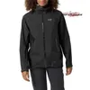 Wasserdichte Designerjacke Outdoor Sportswear Womens Jacken Schwarze Hartschalen wasserdichte atmungsaktive und langlebige Sprint -Anzug -Theke im Freien Schwarz S 1R07