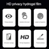 10/25/50 stcs HD Privacy Hydrogel Film TPU Flexibele mobiele telefoon Scherm Beschermingsblad Matte anti-spy voor filmsnijmachine 240422