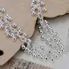 Wedding Bracelets 925 Sterling silver bracelets Charms bead chain fashion cute nice women grapes Bracelet wedding Jewelry free shipping