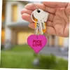 Autres accessoires de mode Saint Valentin Love Keychain for Birthday Christmas Party Favors Gift Key Chain Kid Boy Girls Girls Keyring S OTB6R