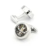 Cuff Links Mens Designer Cuffushs avec Tourbillon Design Silver Copper Copper Cufflinks Wholesale and Retail Q240508