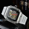 Présente le luxe pour hommes de luxe Military Hollow Sports Watch pour hommes analogiques Date de quartz Watch Men's Watch 236C