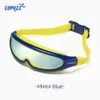 Copozz professionele kinderen zwemmen bril UV anti mist waterdichte verstelbare zwembril zwembad zwembad zwembad zwembad 240506