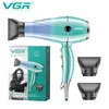 VGR Secador de cabelo Profissional Secador de cabelo 2400W Proteção de superaquecimento de alta energia
