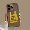 Cas de téléphone portable Sac en plastique créatif Étui de téléphone transparent pour iPhone 11 14 15 Pro Max 12 13 Mini 7 8 Plus XS MAX XR COVER COOD DE CAS DOCHIER J240509