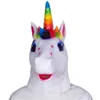 Feestmaskers volwassen paardenhoofdmasker wit eenhoorn dierenkostuum rekwisieten Halloween rave rave volwassen zebra rollenspel theater PR Q240508