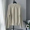 C24 Automne Winter Women's Pull pour femmes et confortable Big Jacquard Round Neck Pullover tricoté Pull 87665