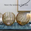 Candle Holders Promotion! Geometric Metal Creative Living Room Romantic Table Decoration Po Props Holder