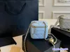 Sacchetti di design da donna agnello mini borse per cassette cosmetiche con sfera d'oro in oro metalasse catena a traversa traversa per vanità vanità sacoche moneta borsetta 11x9 cm