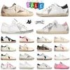 Vrouwen mannen Designer schoenen Plan-formaat Sparkle Glitter Star Pink Silver Heel Zwart Wit Oudere Ancien Luxe Sneakers Vrouw Trainers Herenschoen