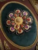 Brooches Vintage High-end Design With Enamel Drop Oil Brooch And Natural Stone Sunflower Jewelry