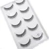 Faux cils 5 paires Mink 8d Sexy Lash Extension fournit plusieurs styles Lasses à bande douce pour le maquillage des professionnels