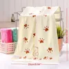 Serviettes robes mignon baby dessin animé animal coeur imprimé serviette absorbant sèche sèche de secours pour enfants