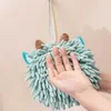 Towels Robes Cute Towels Hand Towels Kitchen Bathroom Soft Absorbent Microfiber Quick Dry Hand Towel Ball with Hanging Loops Cleaning Cloth