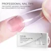 Canni 240pcsbox a 12 dimensioni Gel Peste per unghie pre -formate Sistema di estensione Clear Falso Falso Coperchio completo per Manicures 240509