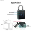 Smart Lock Portable Door Lock Calage intelligent Bluetooth TTLOCK APPLICATION DU MOT DE MOT DE MOT DE MOTY 13.56KHZ CARTE USB RFID 6 VOLAGE WX