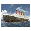 Det mest fartyget i alla tider Titanic. Jigsaw Puzzle Diorama Tillbehör Personlig gåva gifte sig 240428