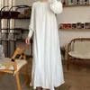 Roupas étnicas Mulheres muçulmanas abaya chiffon hijab elegante e maxi vestidos peru kaftan kaftan islâmico eid ramadan jalabiya caftan vestido