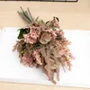 Fleurs décoratives artificielle bubble graminée fleur en plastique naturel lettre de main bouquet décoration maison jardin arrangement de mariage nuptial faux