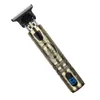 Elektrisch LED -scherm Haar Clipper Oplaadbare verzorging Trimmers Tblade 01 mm Waterdicht mes Men Persoonlijke verzorgingstoestel 240408