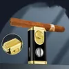 Nouveau cigare en cutter contre le cigare avec cigare Triple Flame Lighters Fumer des accesories Gift