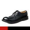 Casual Shoes Rich Man Must Get ! Handmade Soft Genuine Leather High-end Round Toe Derby Noble Gentleman British Retro Oxfords