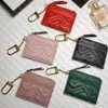 627064 Marmont Keychain Wallet Designer Womens Slim Zippe Coin Purse Key Pouch Pochette CLE Card Holder Case Bag Charm Accessoires 258V
