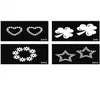 500 sheets mixed designs tattoo Template Stencils for Body art Painting Glitter Tattoo kits1847320