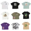 Tシャツ新しい夏X-Large Childrens Tシャツの男の子と女の子漫画恐竜短い袖のトップチルドレンコットンプリントTシャツファッション子供衣料品L240509