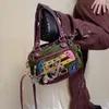 Spice Bag Y2k Minority Millennium Punk Sweet Cool Girl American Splicing Clown Messenger Handbag 220516 302A