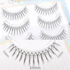 False Eyelashes 10 pairs of 3D V-shaped fake eyelashes Korean U-shaped eyelash comics artificial mink transparent dry extensions d240508