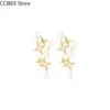 Stud Earrings Small Stars And Temperament Pearl Ins Style French Vintage Premium Sense Light Luxury Fashion