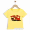 T-shirt Novelty Design Boys T-shirt Interessante Daniel Taggs Viconne cartone animato T-shirt Preschool T-shirt Summer Fashion T-shirtl2405