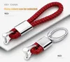 Lederhand Leder Webendaste Keychain Metall -Schlüsselringe Ketten anpassen personalisierte Geschenke Autoschlüsselhalter für Auto Keyring7965259