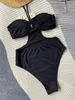 Swimwear Women 2024 Sexy Flowers One Piece Swimsuit For Women Coup Femme Backless Monokini Bathing Fissure Summer Beach Wear Swim