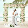 Fleurs décoratives Artificiel Row Wedding Decoration Arrangement fournit