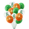 Decoração de festa Patrick's Day Set Clover Lucky for Banner Gnome Balloons Cake Toppers Ornamentos