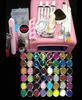 Nagelmanicure set hele 36W uv roze lamp kunst gels sets gereedschappen borstel tips lijm acryl poeder 0043200471