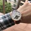 Nuovo semplice anello tourbillon oro orologio maschile perpetuo perpetuo perpetua automatico orologio volano movfuola orologi automatici da polso