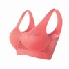 Roupa íntima ativa Mulheres sexy Brações esportivas sem costura ginásio de tamanho executado push up bralette BRALETTE INVISÍVEL VESTURA DE FACTURA DE FACTES