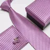 Ties cravatta 2024 cravatta set cravatta petatina gemelli per uomini fazzoletti tascabili