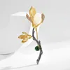 Broches Blosse Blossom Flower Pearl Broche for Wedding Bouquet Hijab Sconhas Pin Up Buckle Women Cloar Jewelry