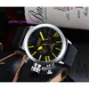 U Big Boat Pols 2023 Five ES Automatische mechanische horloges Men's Sport Sier Black Rubber Classic Round Top Brand Watch Self Wind Montre de
