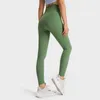 Legginsy dla kobiet Ultra wysoka talia Ukryte kieszonkowe legginsy Kobiety Nagie romans Slim Fit Training Fitness Sport Legging Pants Control Pants Y240508