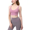 USSL Sous-vêtements actifs VNAZVI Nouveau arrivée Sports Bras Femme Yoga Top Push Up Bra Top de fitness sec et respire Tabbus de vêtements de sport extérieur D240508