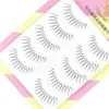 OWL3 False Eyelashes New Fairy U-shaped false eyelashes 5 pairs of reusable extended transparent and dry Korean eye makeup d240508