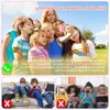 HD Educational Cameras Birthday Camera Game Children Pixel Digital Video Mini SLR Gifts Toys Selfie Kids 2000W Christmas For To Gnowc