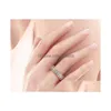 Cluster Rings T Brand X Shape Sona Synthetic Diamond Stallone Ring Heart And Arrows Engagement Or Wedding Genuine Sterling Sier Plat Dh8Id