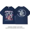 Europe et américain Trendy Rodman Bug Street Instagram T-shirt à manches courtes en coton lâche
